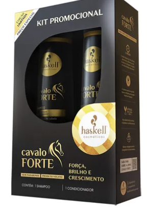 Kit Shampoo Haskell Cavalo Forte 300ml+Condicionador 300ml